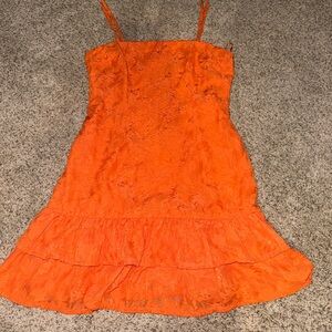 Princess Polly Size 2 Orange mini dress